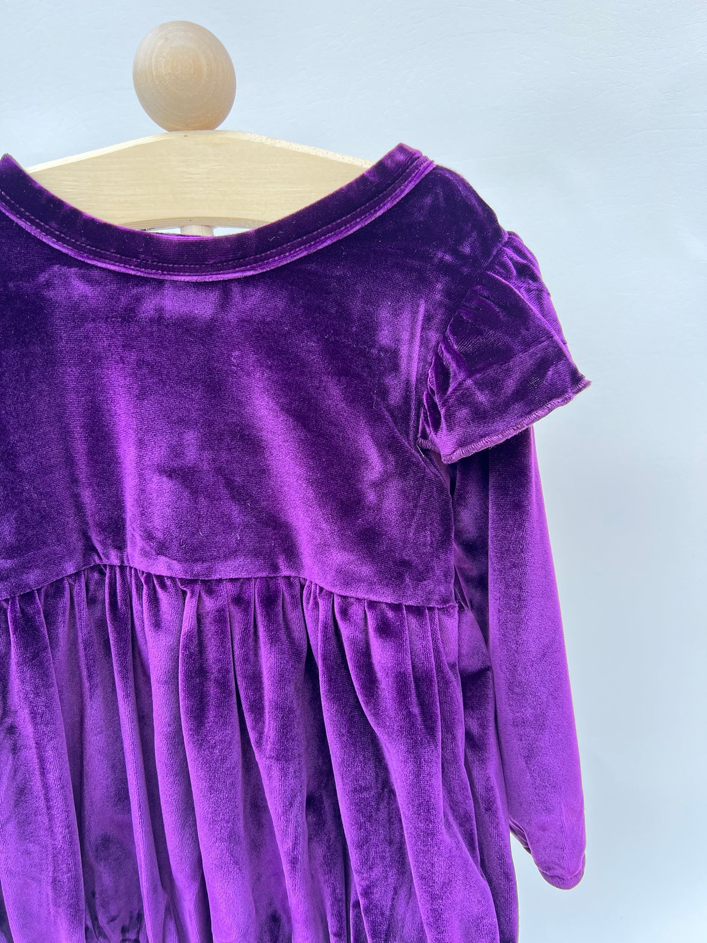 Everly Bubble Purple Velvet