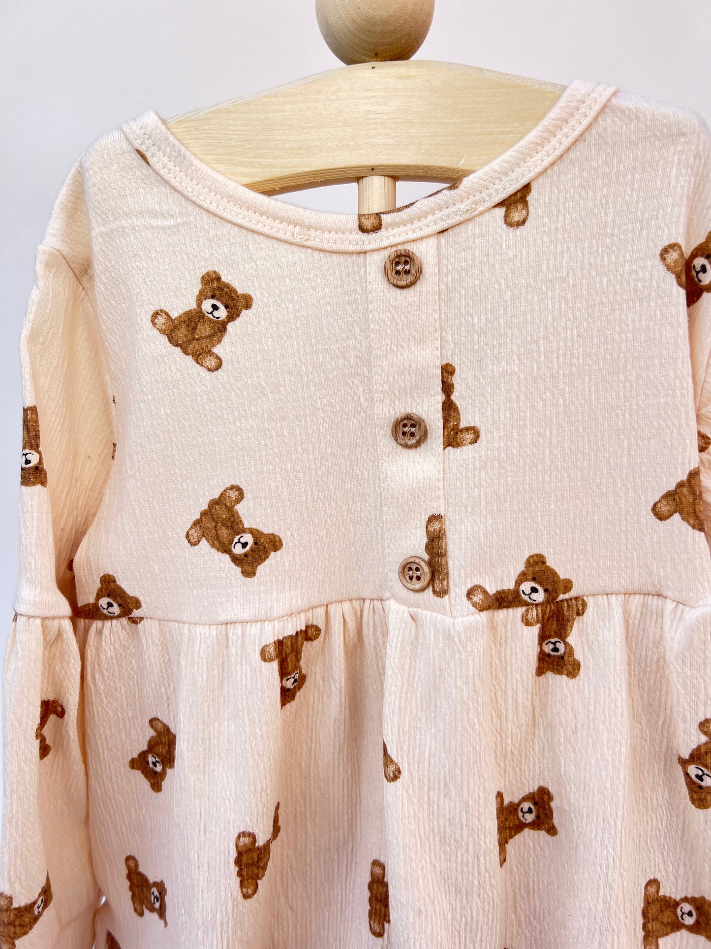 Beary Cute Textured Knit Dress