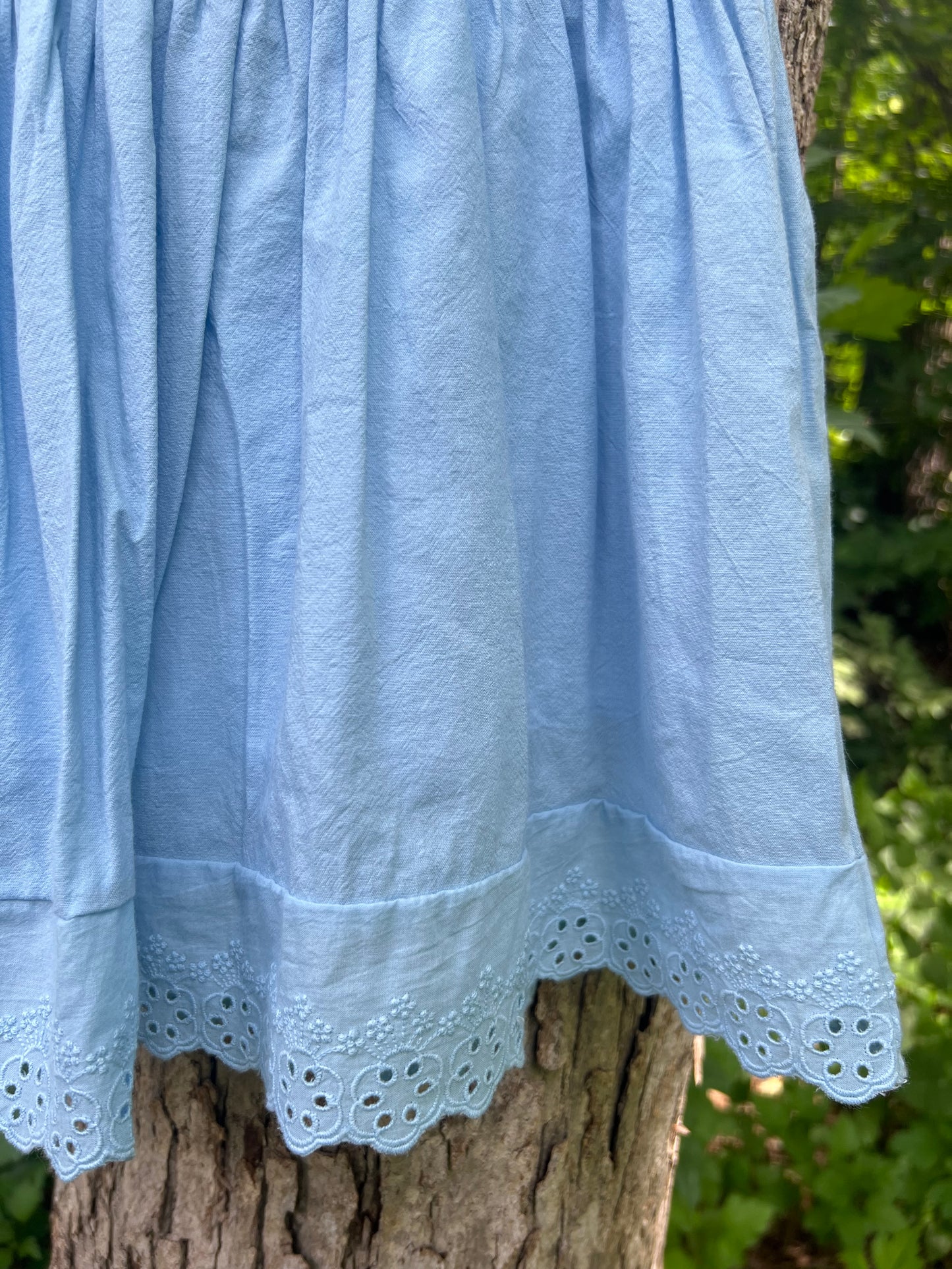 Lola Blue Eyelet Dress