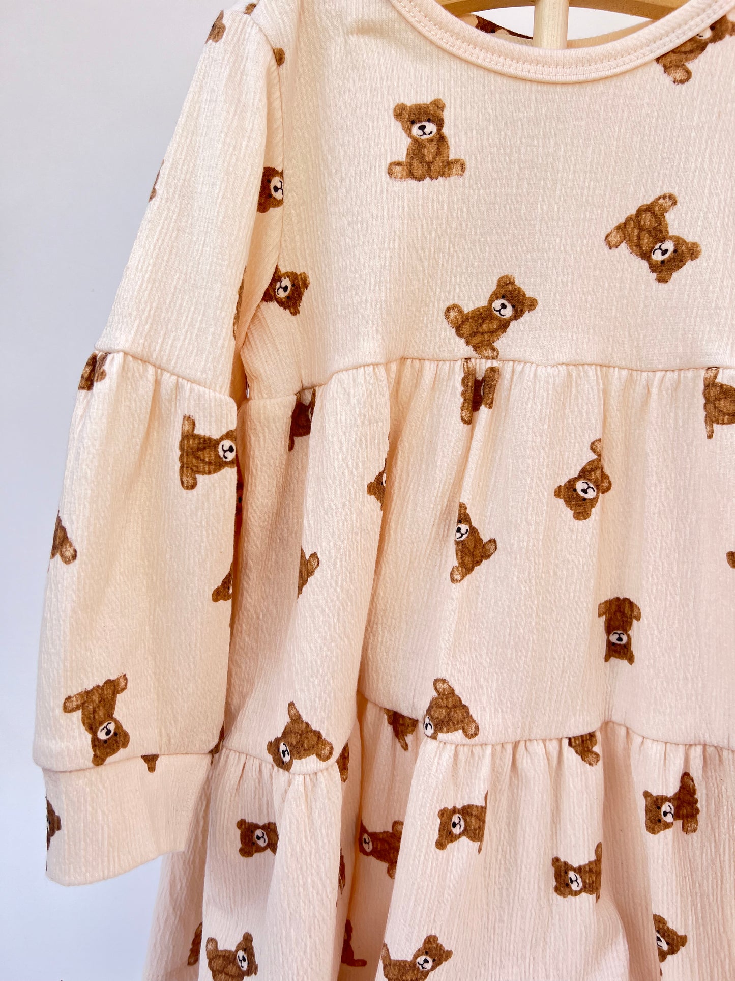 Beary Cute Textured Knit Dress