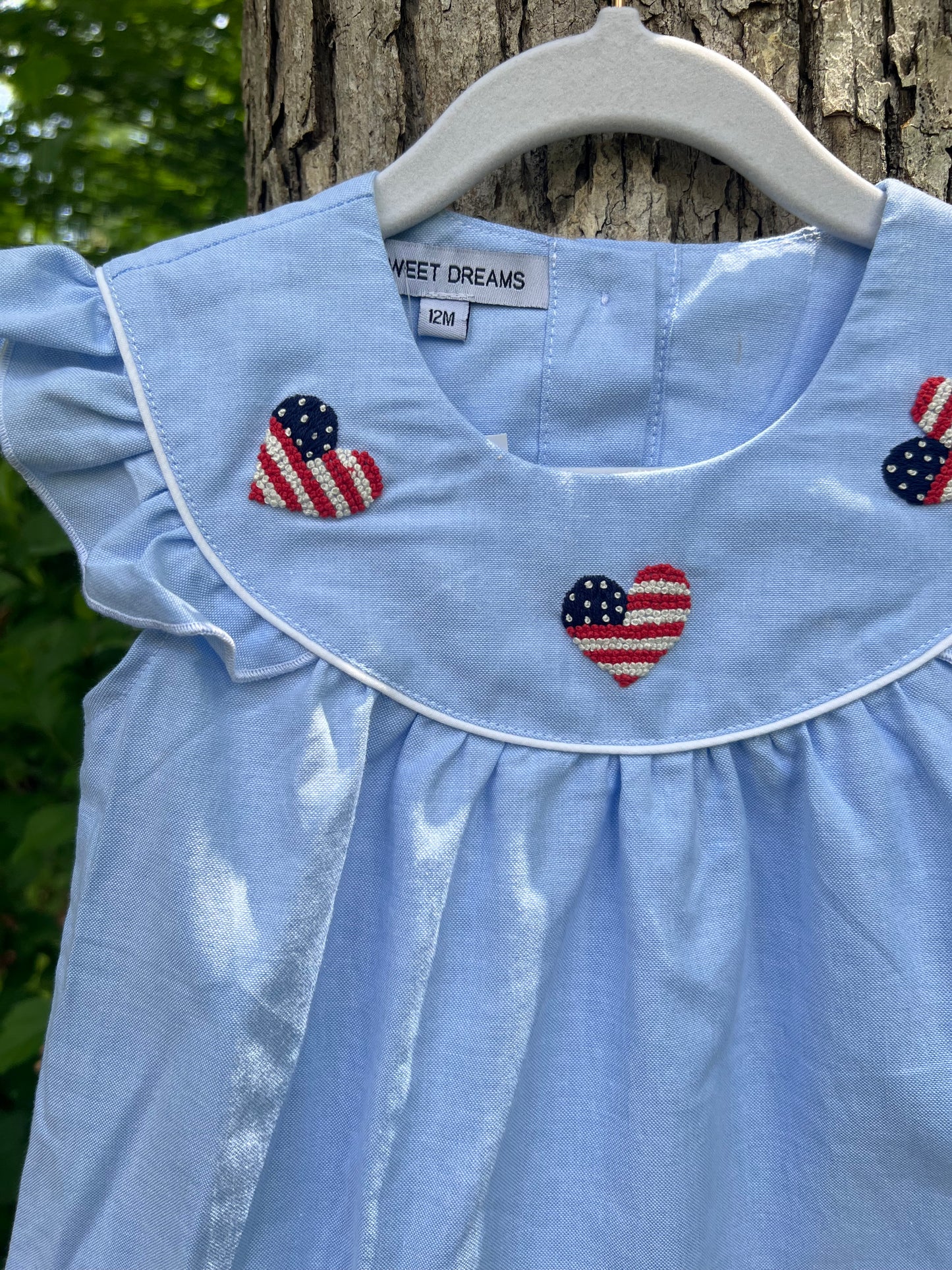 American Flag Heart Dress