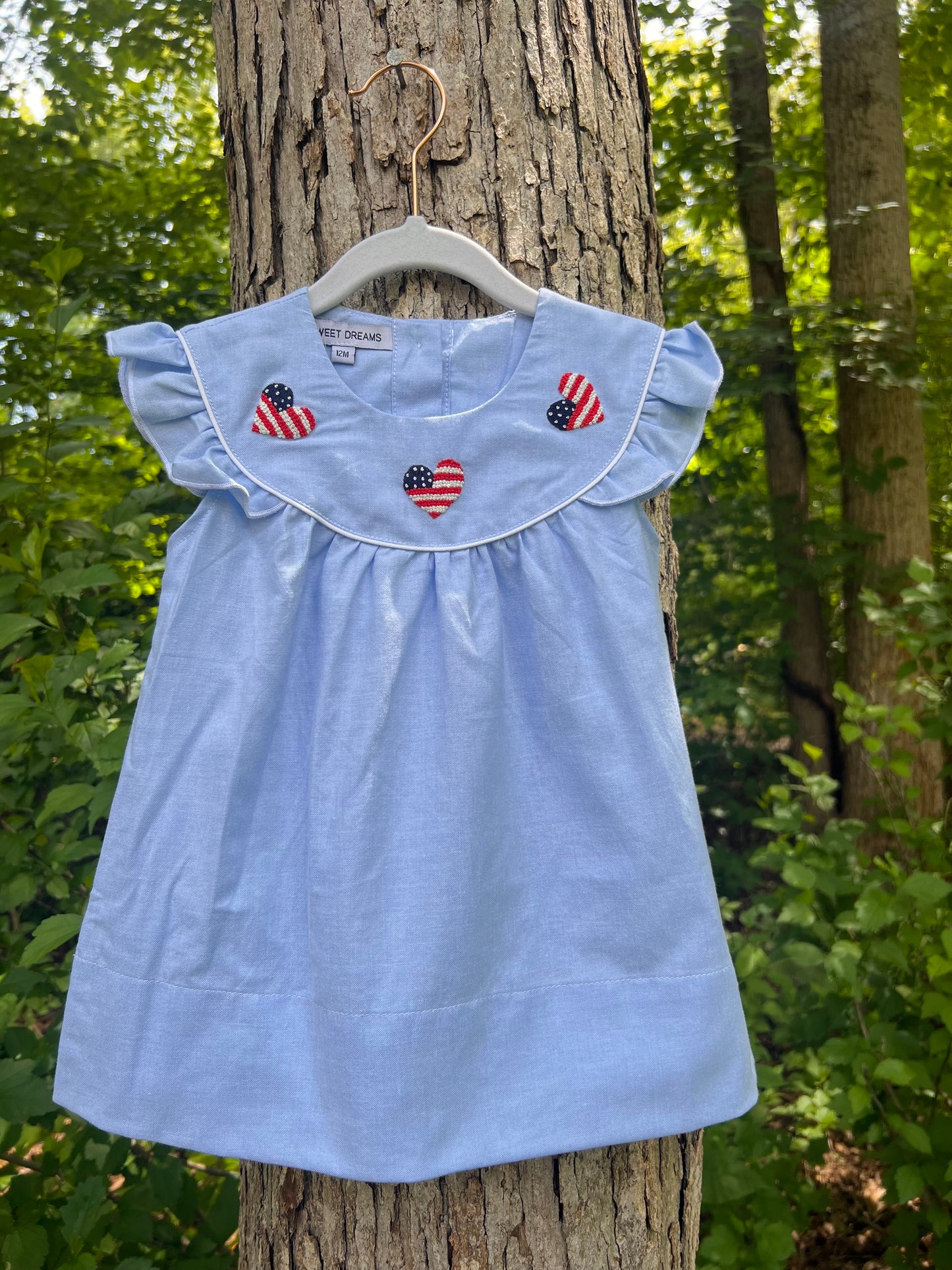 American Flag Heart Dress