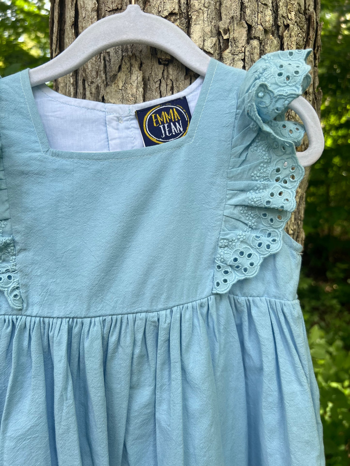 Lola Blue Eyelet Dress