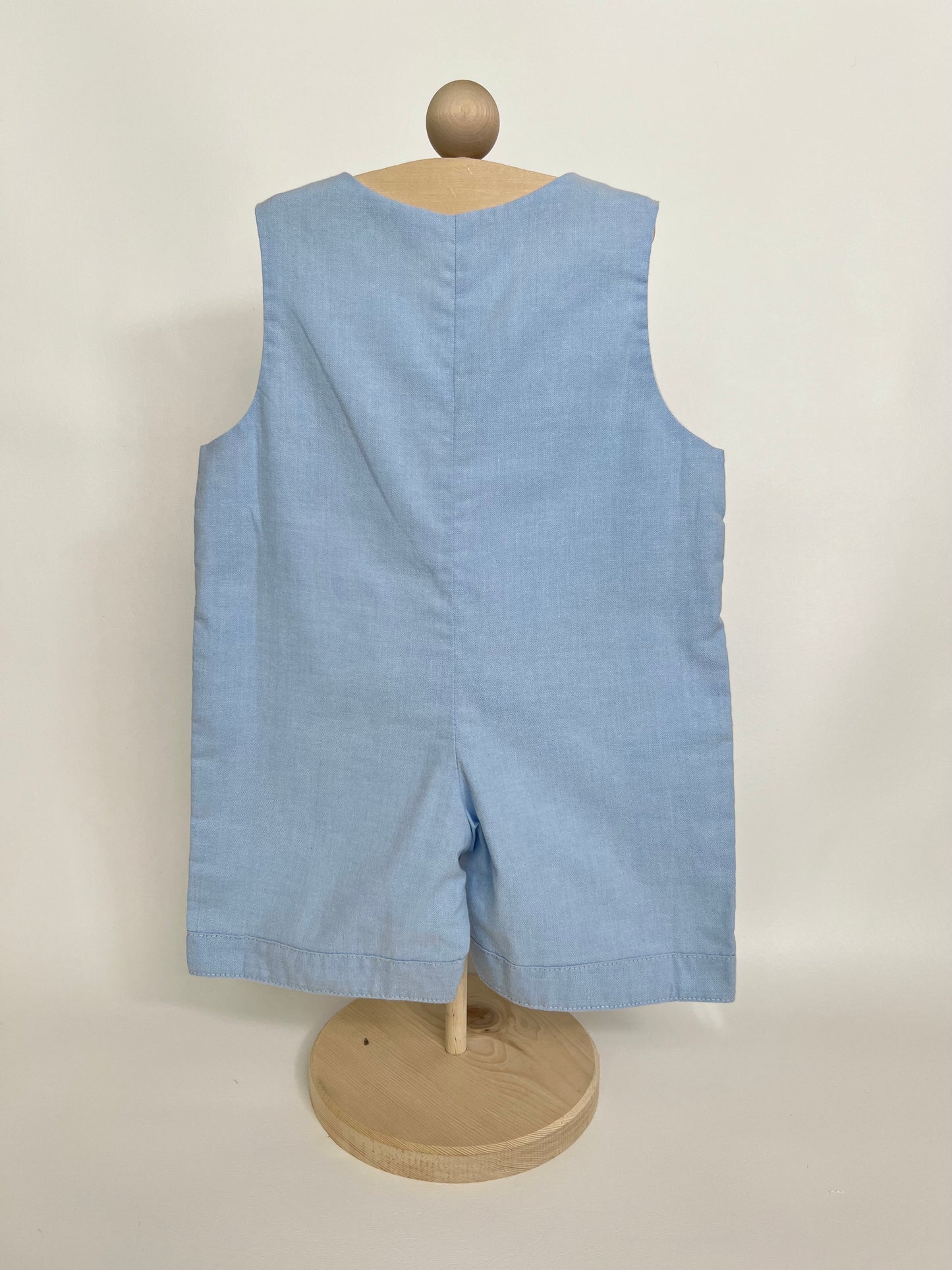 Beau Blue Chambray Shortall