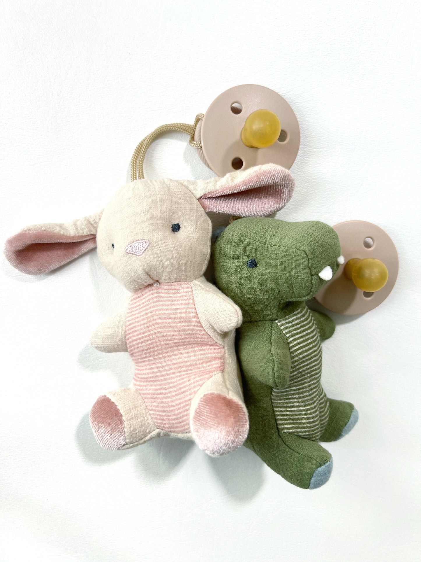 Bitzy Pal™ Natural Rubber Pacifier & Lovey - Bunny