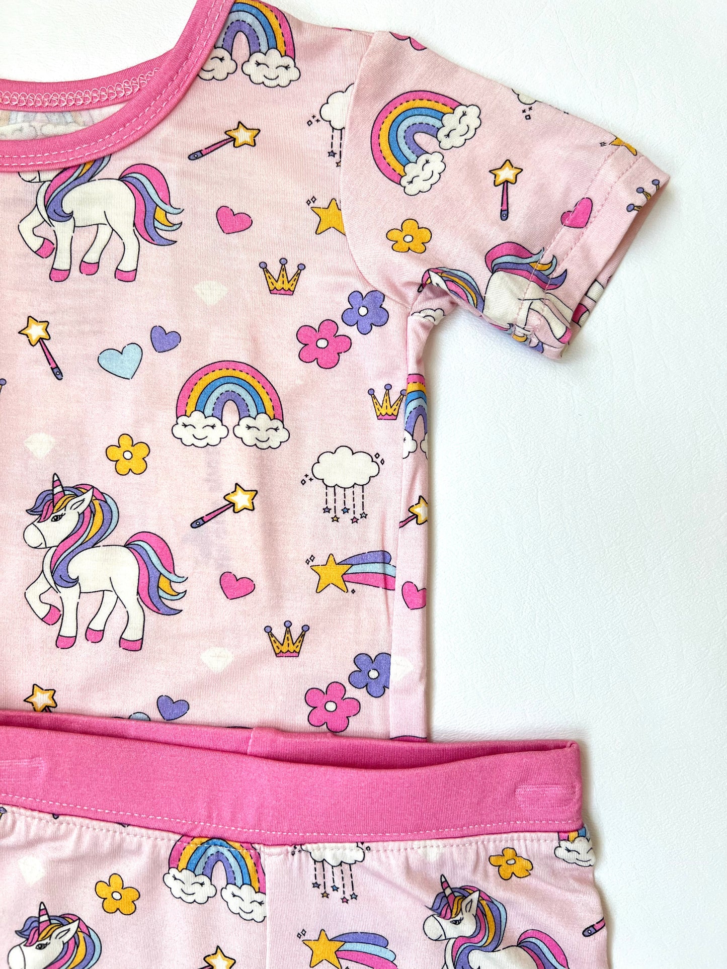 Unicorn Dreams Bamboo Short Set